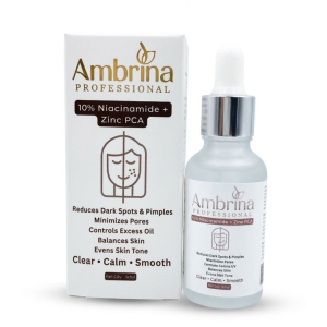 ambrina professional 10% niacinamide + zinc pca serum | acne control & oil balance | 30ml